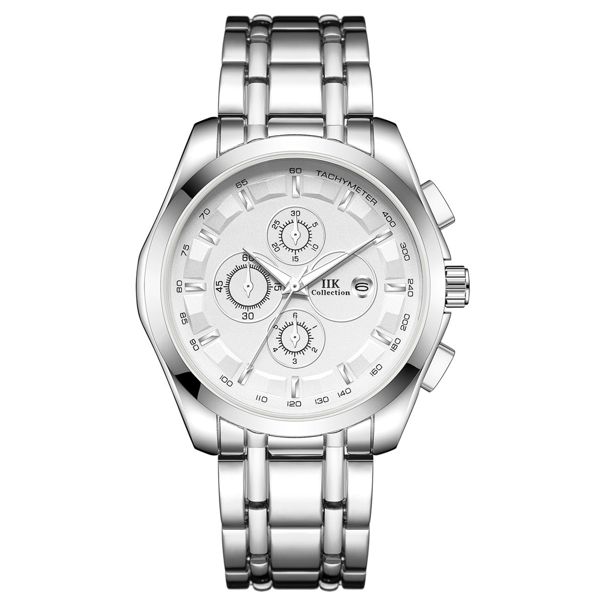 New Luminous Hands Alloy Mens Quartz Watch