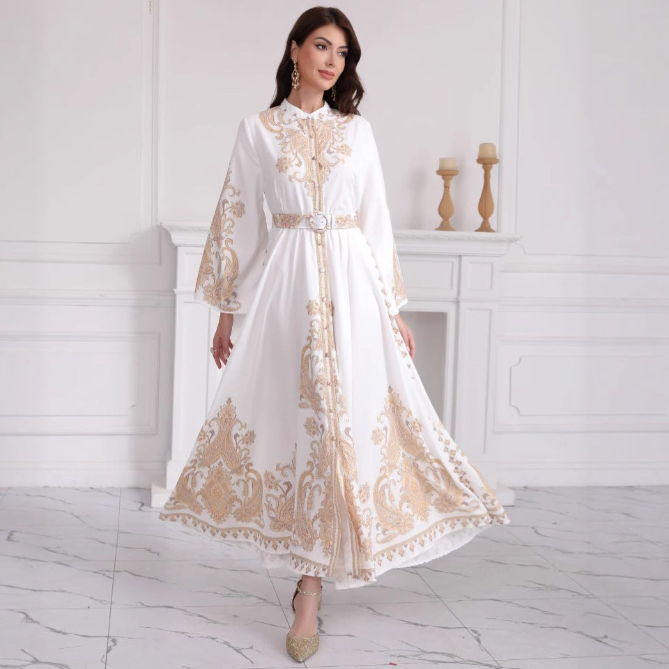 Fashion Elegant Women's Bronzing Dress Slim Fit