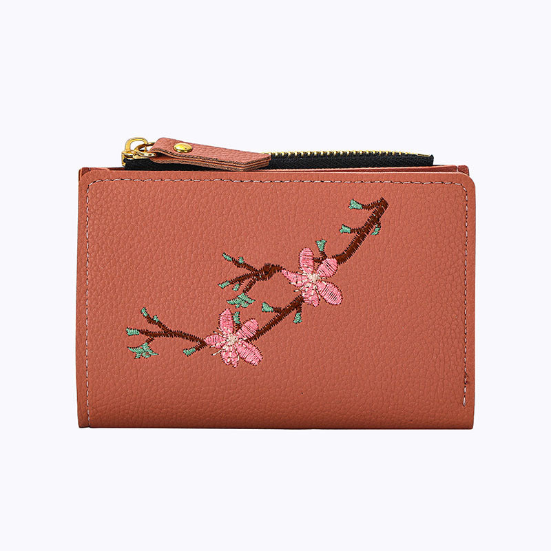 Lady's Small Wallet Short Style Fashionable And Durable Money