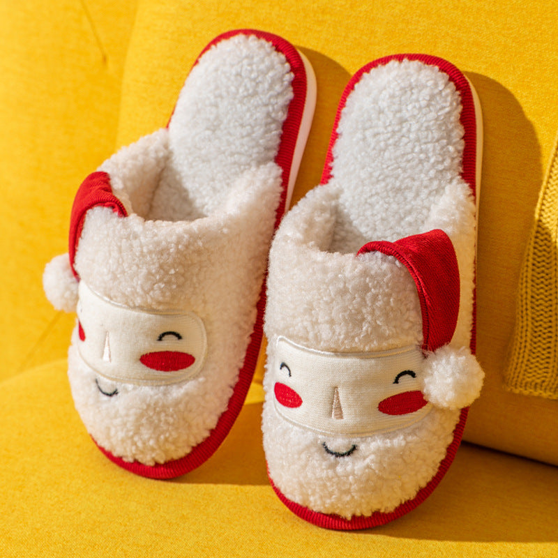 Indoor Plush Anti Skid Family Slippers
