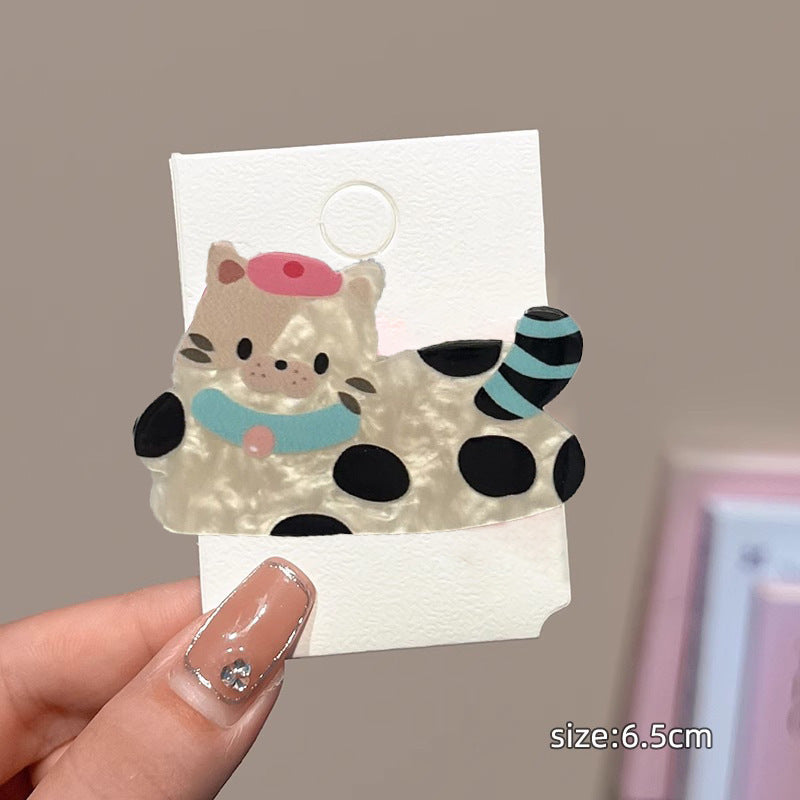 Cartoon Hair Pin Cute Side Puppy Children Headwear