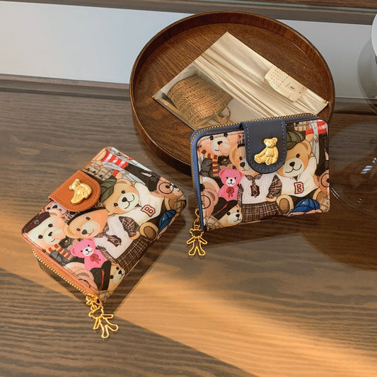 Large Capacity Cartoon Cute Multi-function Cash And Card