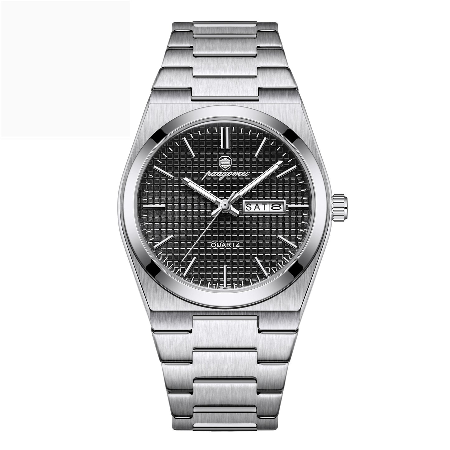 Luminous Quartz Waterproof Calendar Watch