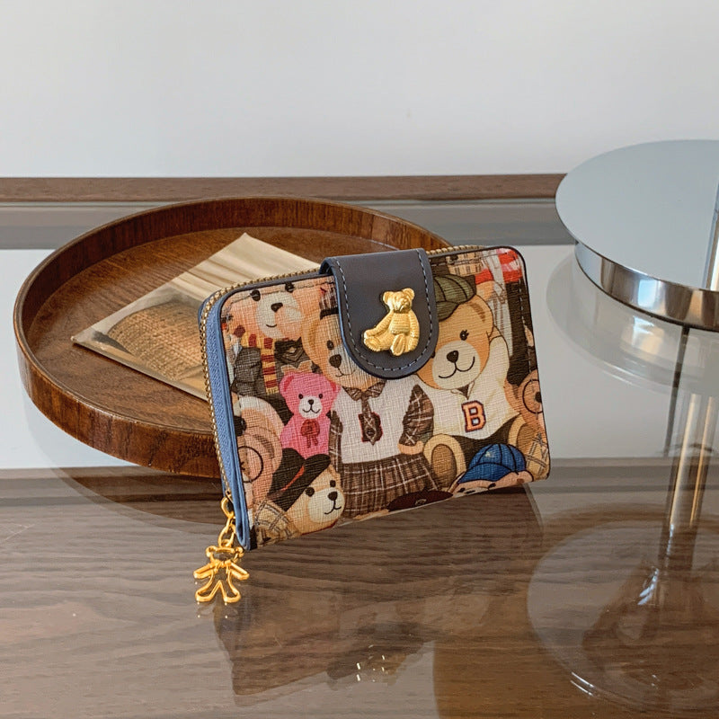 Large Capacity Cartoon Cute Multi-function Cash And Card