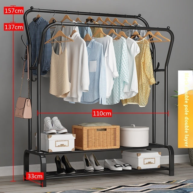 Drying Rack Floor Bedroom And Household Indoor Simple Clothing Rod