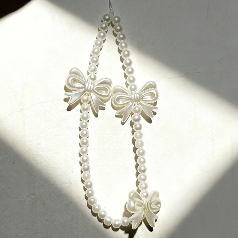 Pendant Short Beaded Chain Phone Case Lanyard