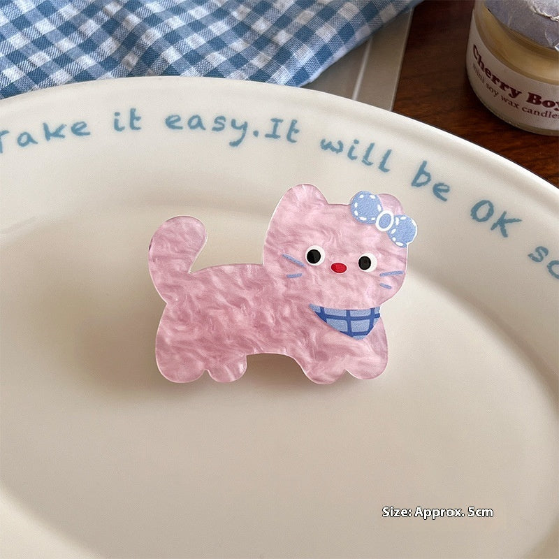 Cartoon Hair Pin Cute Side Puppy Children Headwear