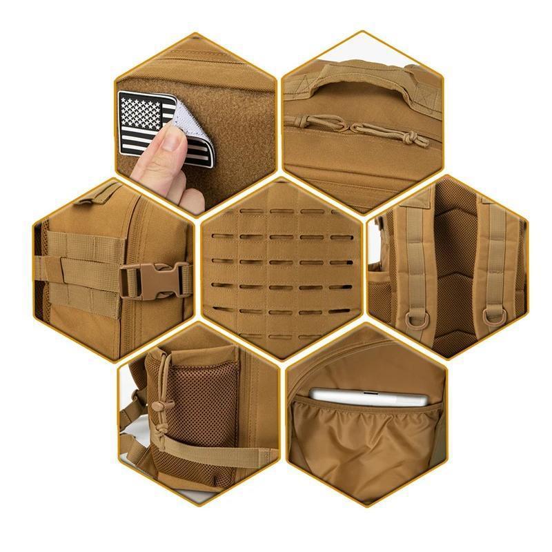 Mens Tactical Double-Cup Hunting Backpack