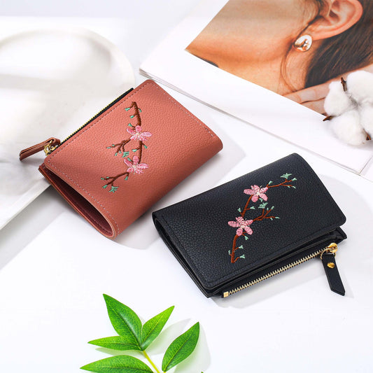 Lady's Small Wallet Short Style Fashionable And Durable Money