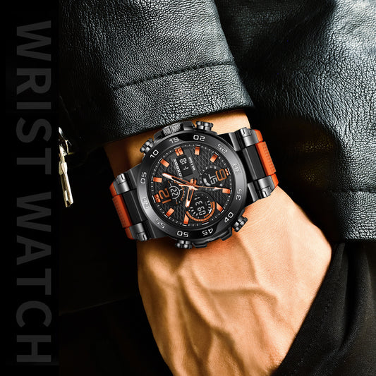 Multifunctional Stylish Sports Watch With Waterproof